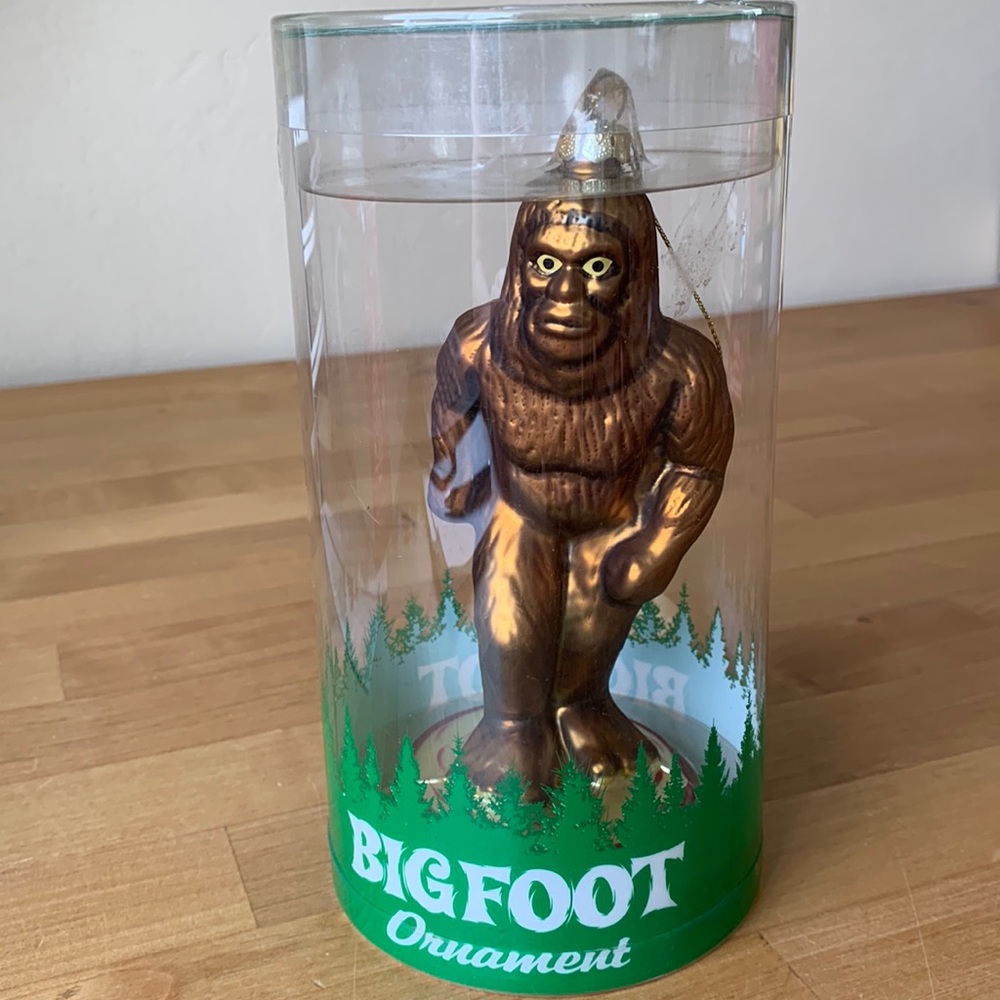 Archie McPhee BIGFOOT Glass Ornament